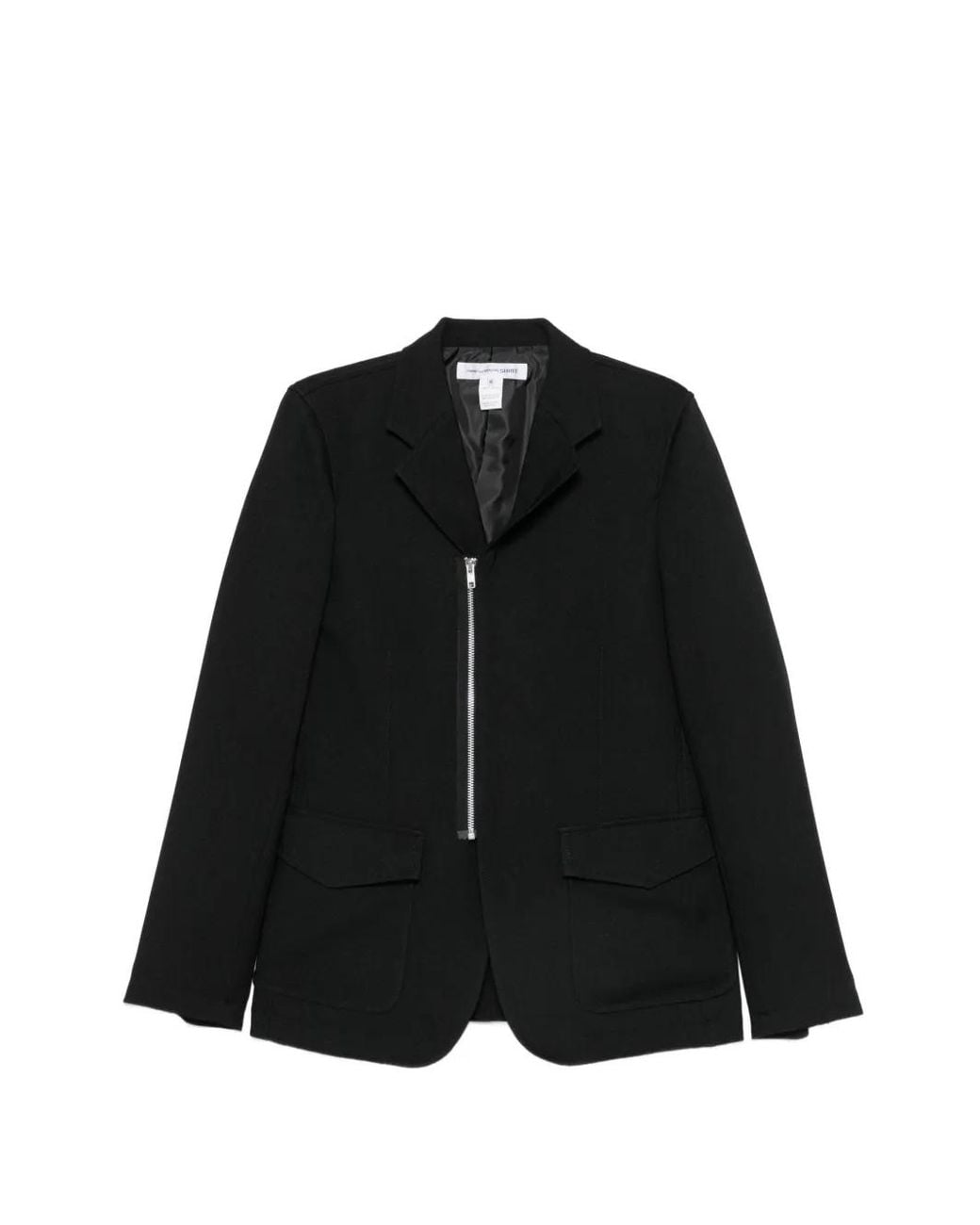 Comme des Garçons Black Zip-Fastening Blazer