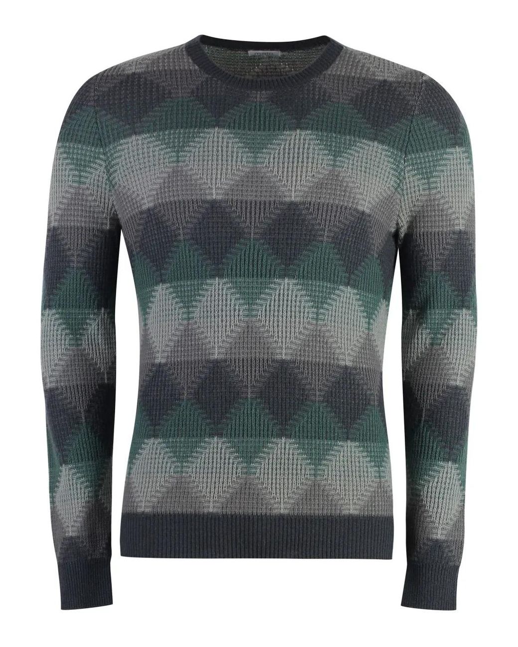 Malo Gray Cashmere Sweater for men