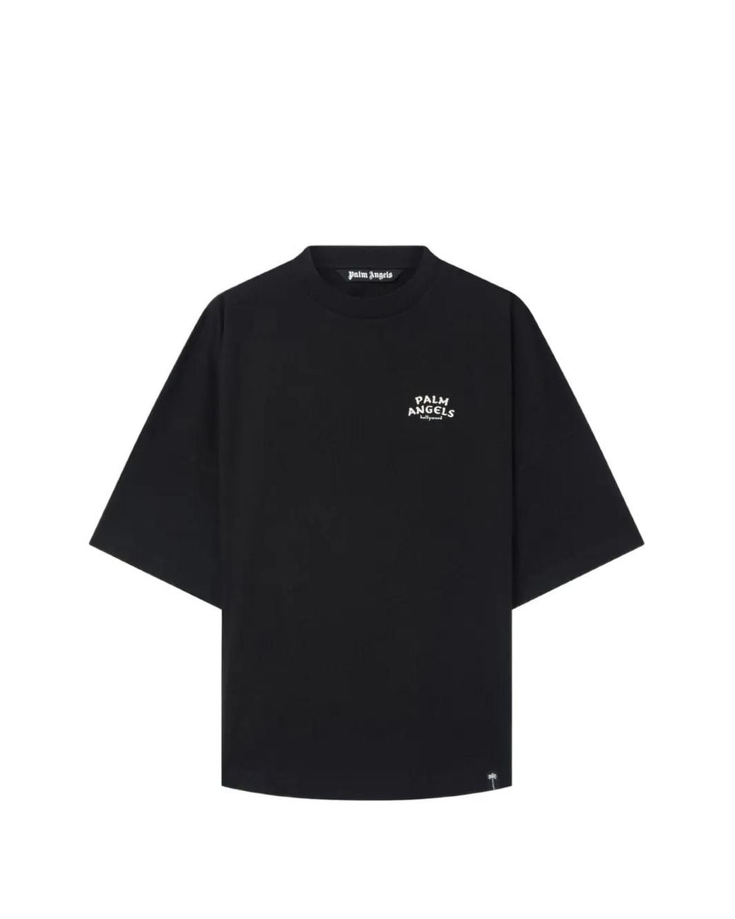 Palm Angels Black Drift Back Over T-Shirt for men