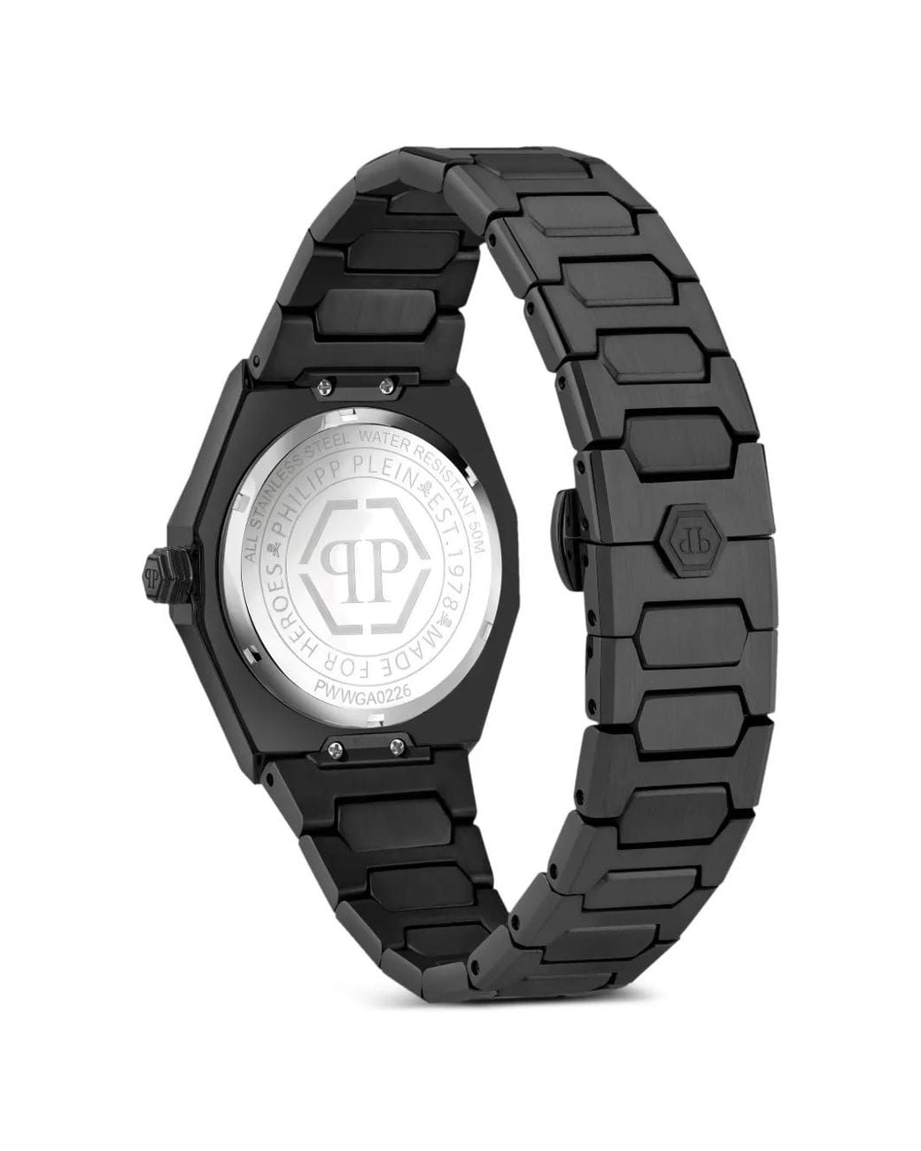 Philipp Plein Black Watches Deluxe for men