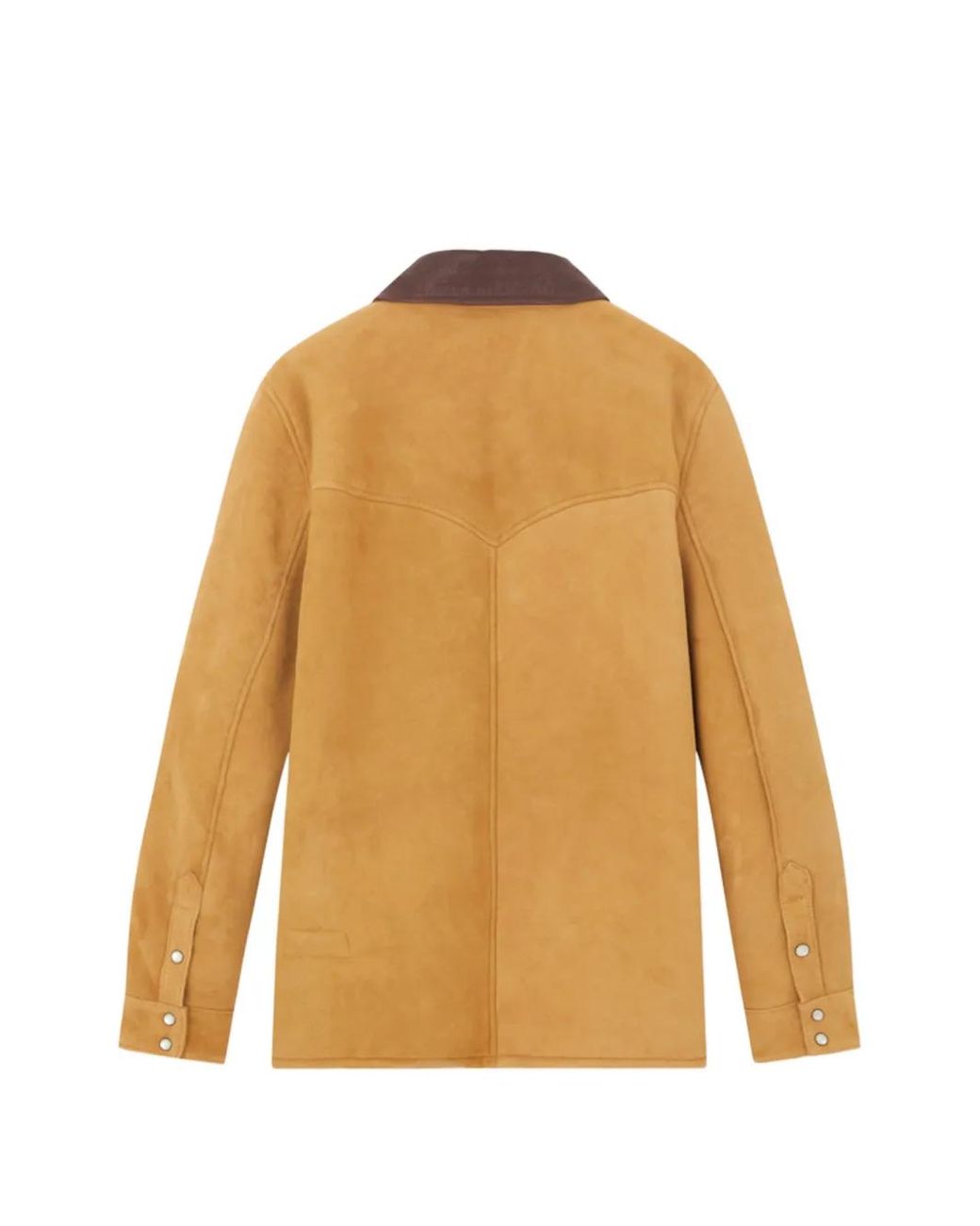 Fortela Natural Leather Shirt Jacket for men