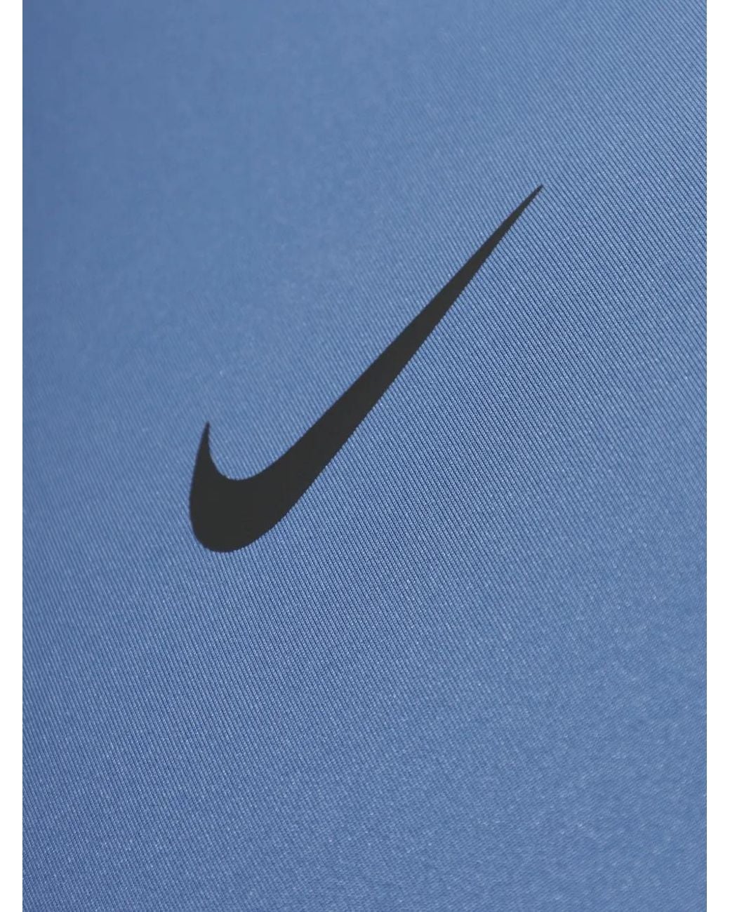 Nike Blue Pro Dri-Fit Tight Long-Sleeve Fitness T-Shirt for men