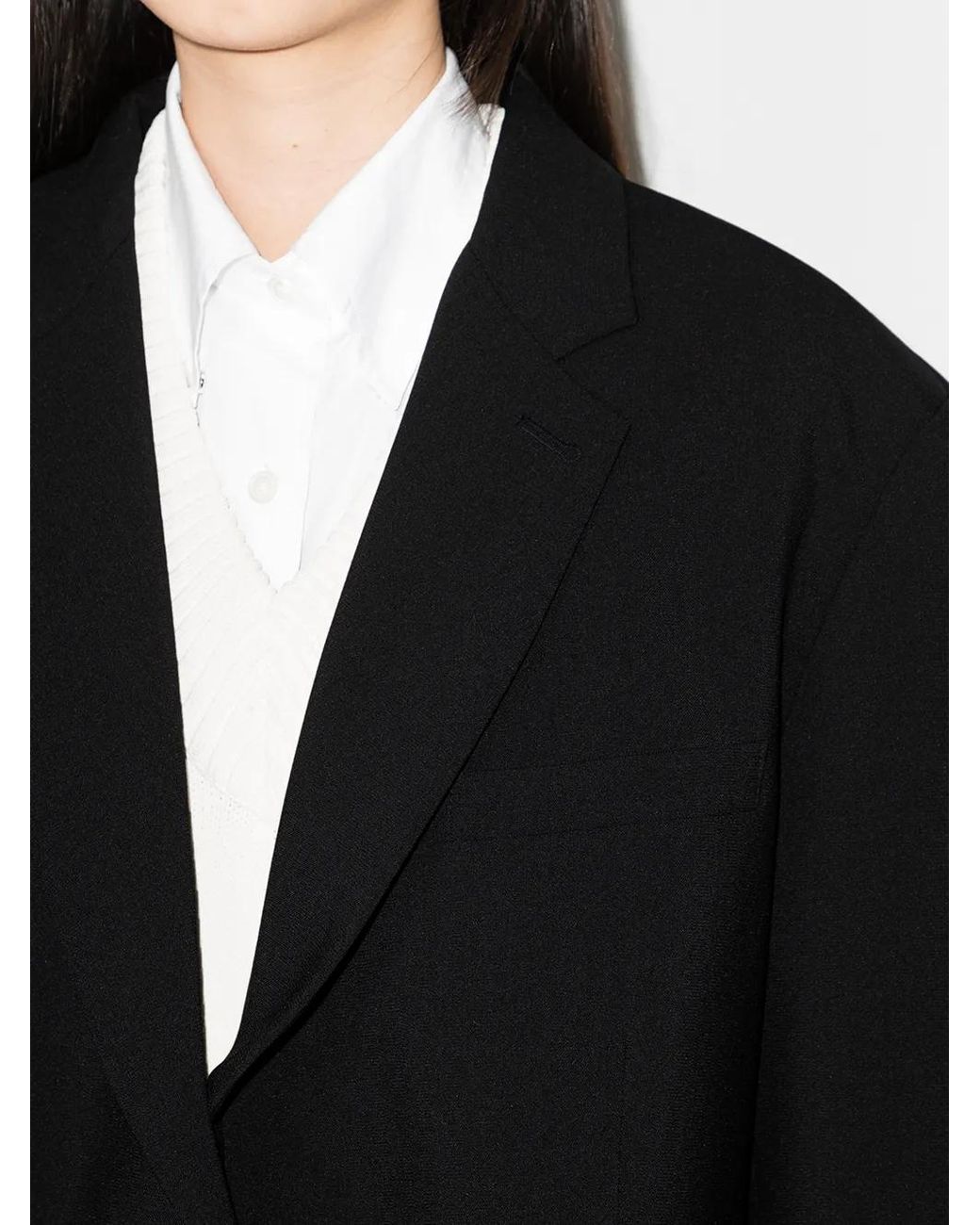 Frankie Shop Black Bea Oversized Blazer - Women's - Polyester/spandex/elastane