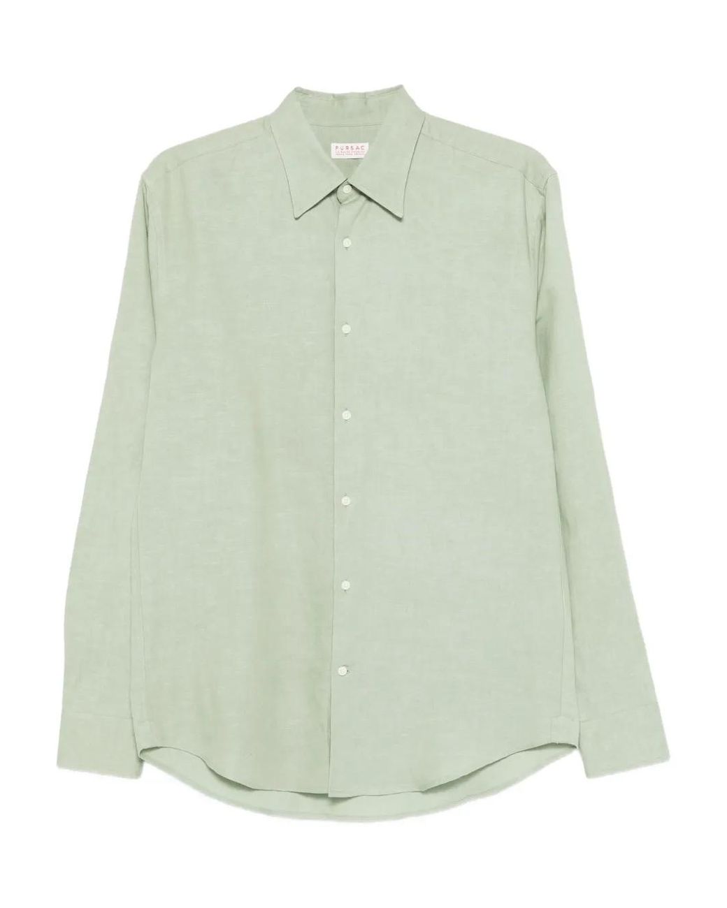 Fursac Green Long-Sleeve Shirt for men