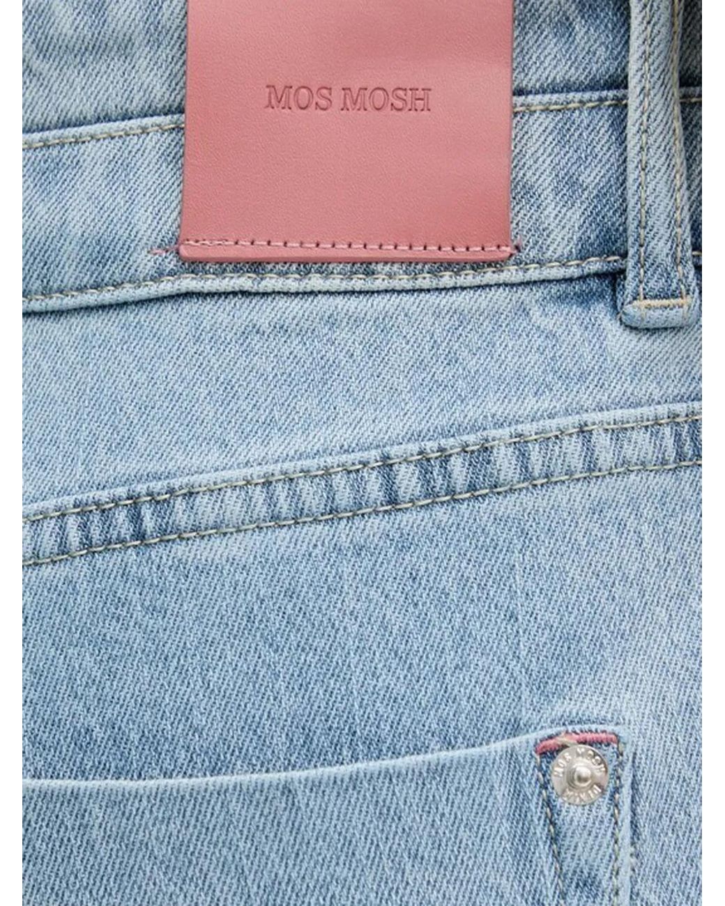 Mos Mosh Blue Buttoned Denim Jeans