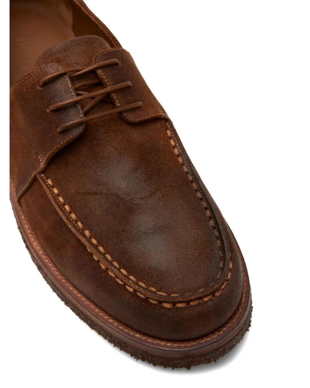 Marsèll Brown Moccar Boat Shoes for men