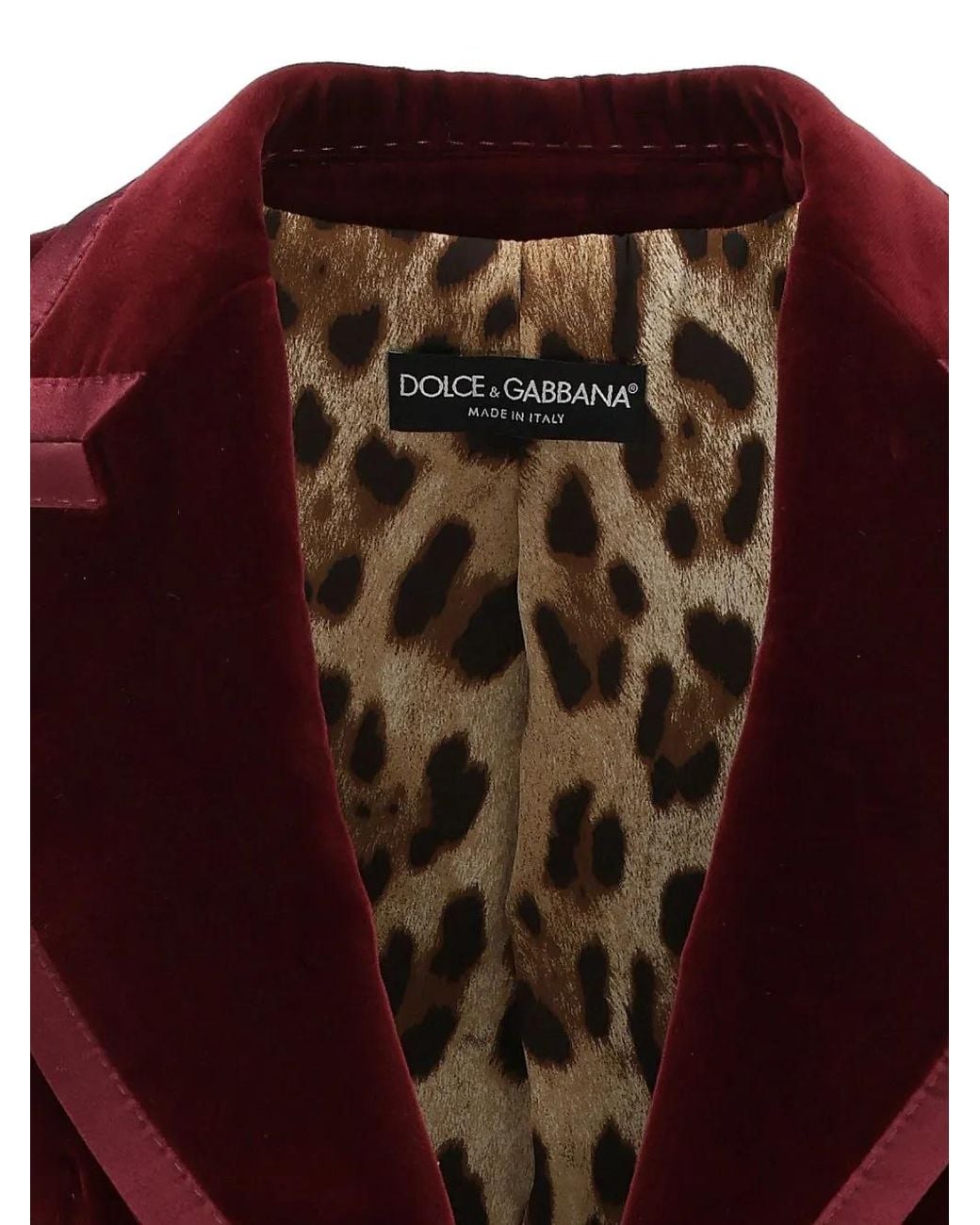 Dolce & Gabbana Purple Turlington Single-Breasted Jacket