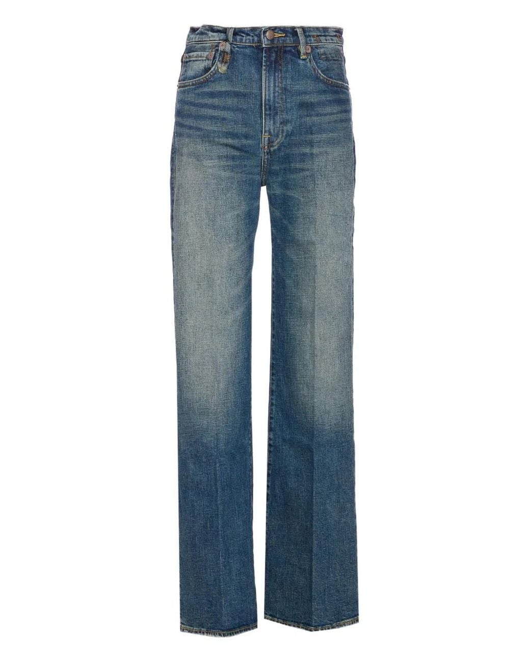 R13 Blue Jeans Mit Aufgesetzter Tasche
