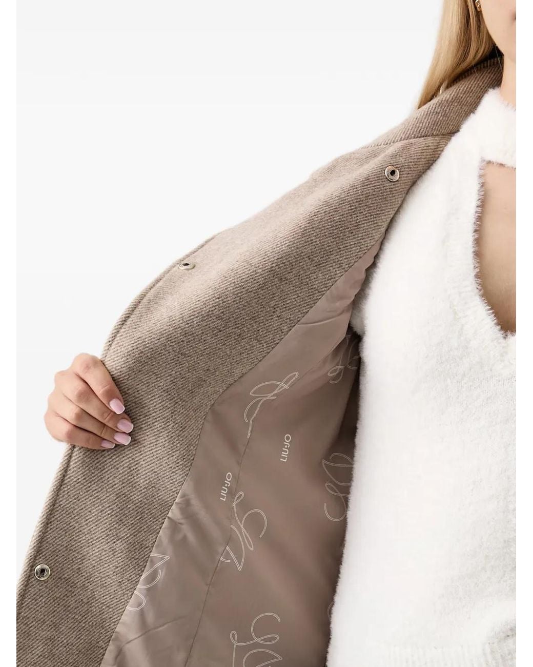 Liu Jo Natural Midi Coat