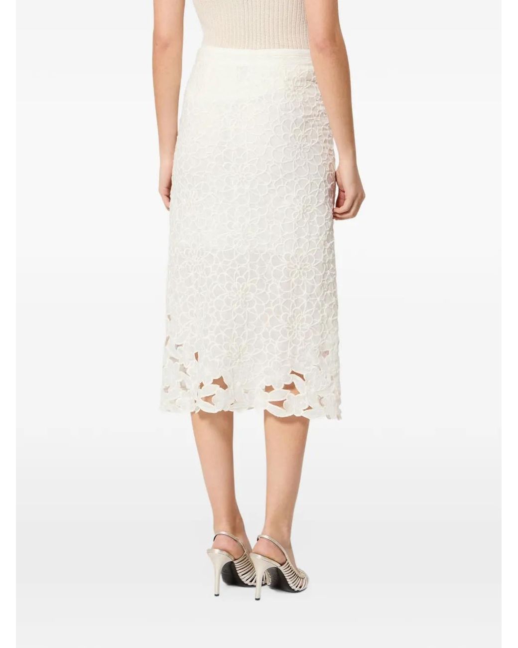 Isabel Marant White Ryesha Skirt