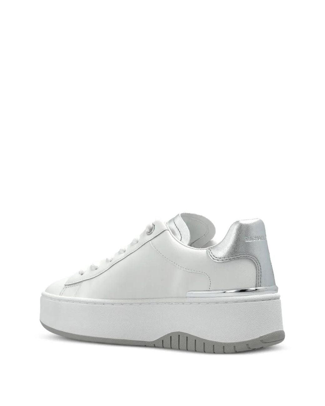 MICHAEL Michael Kors White Dottie Platform Sneakers