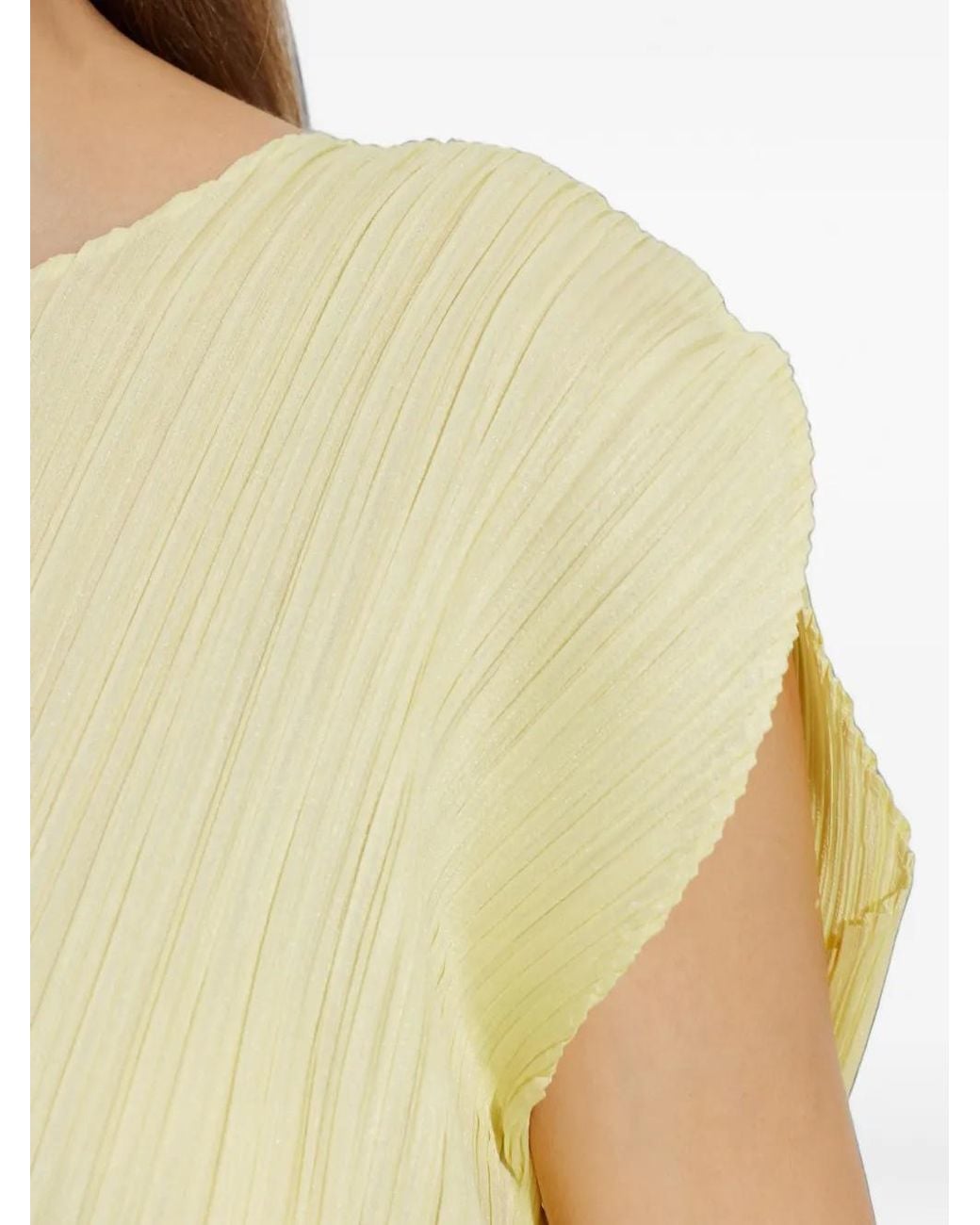 Pleats Please Issey Miyake Blue Monthly Colors July Shirt