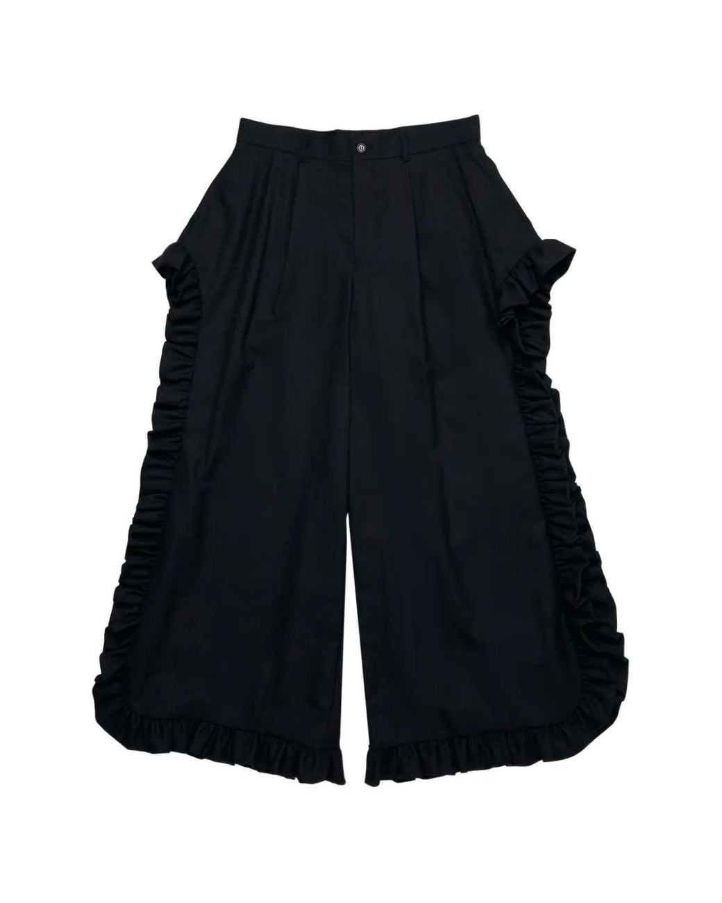 Noir Kei Ninomiya Blue Ruffled Trousers