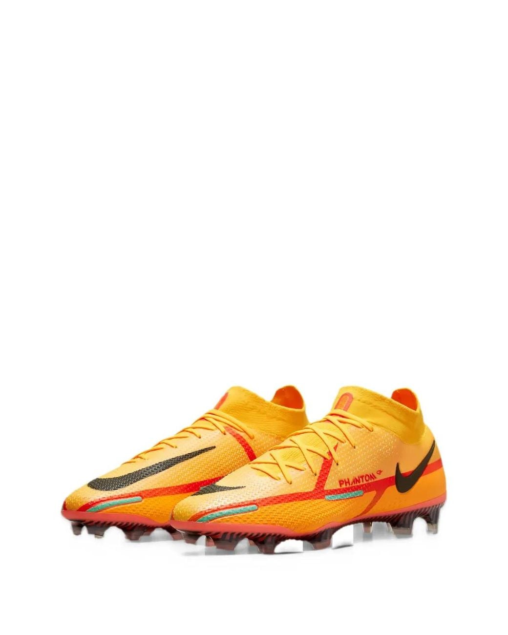Dynamic Kicks Front Nike Phantom Gt2 Dynamic Fit Elite Fg Football Cleats in Orange for Men ...