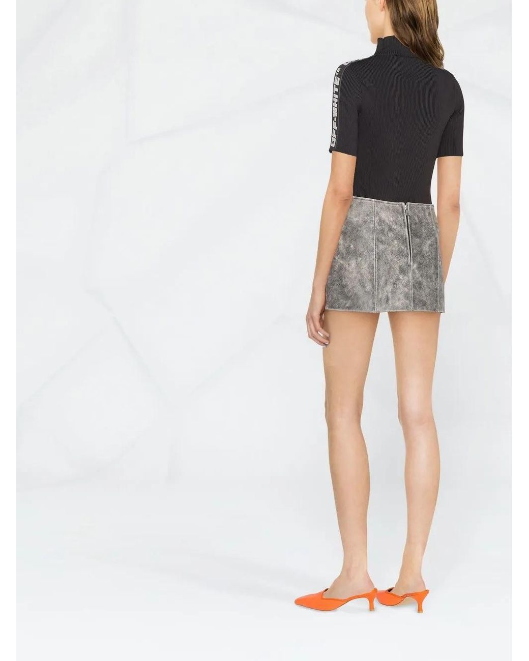 Off-White c/o Virgil Abloh Black Women's Polyester T-shirt