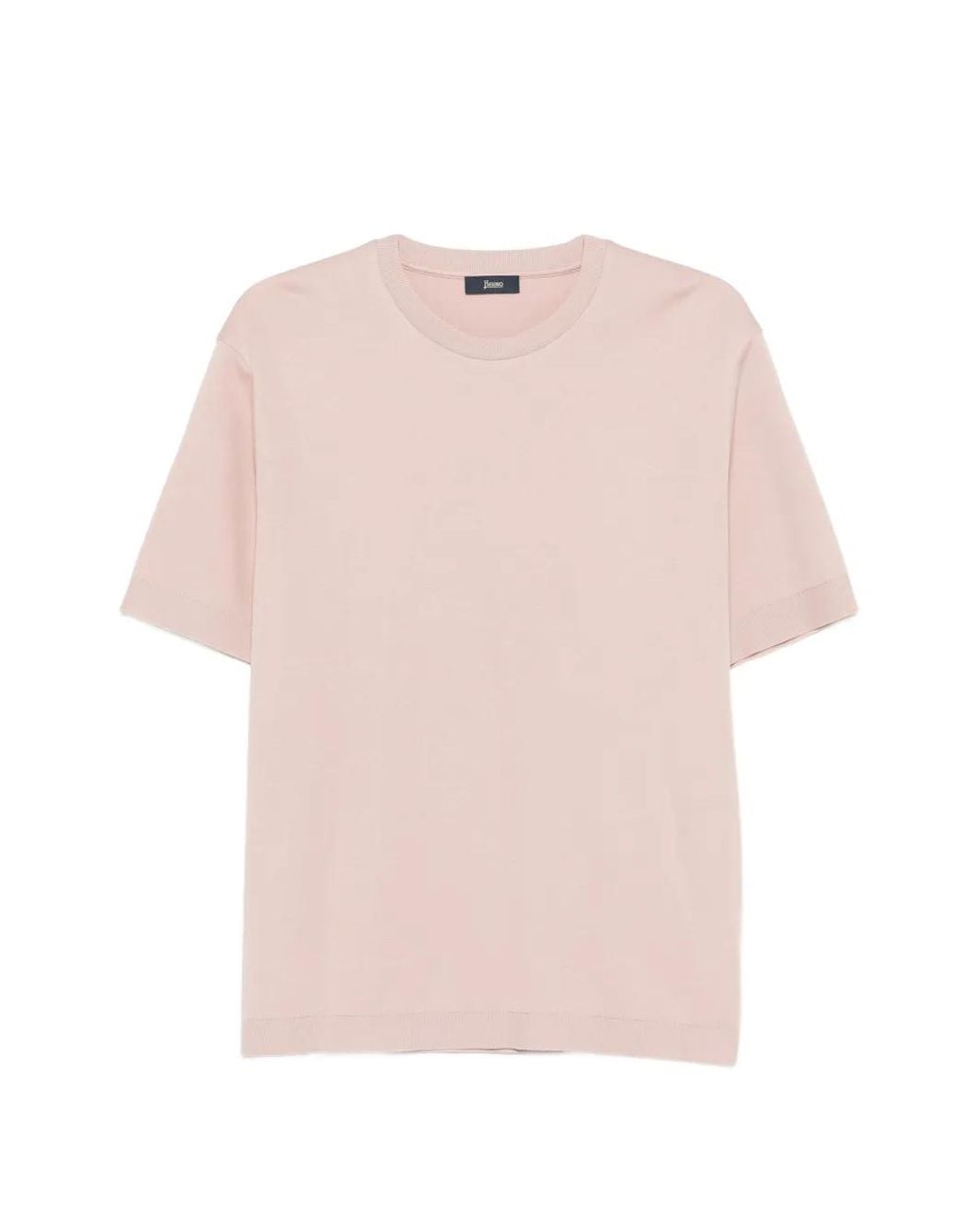 Herno Pink T-Shirt Bordi Continui for men
