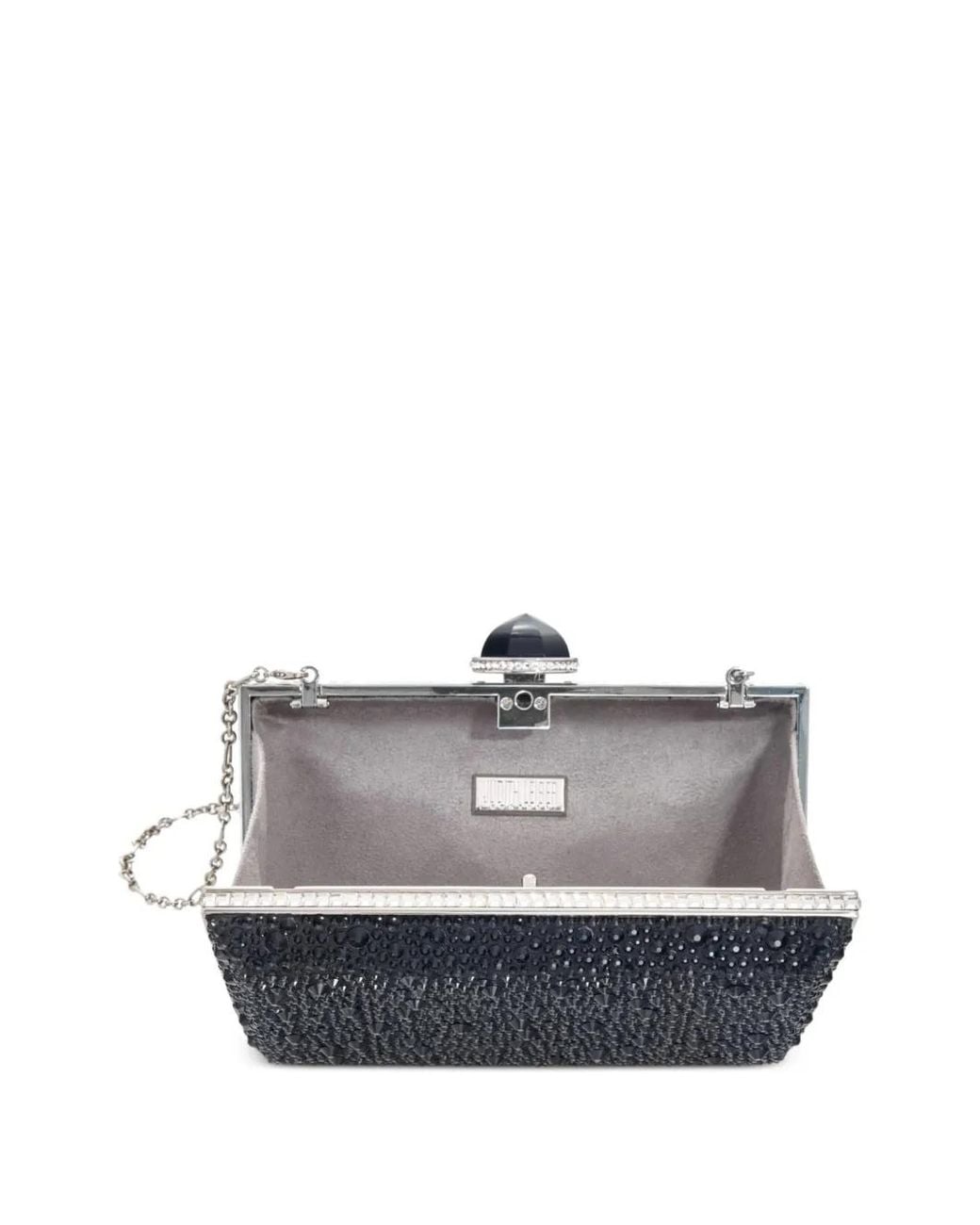 Judith Leiber Blue Pochette Skylar À Ornements En Cristal