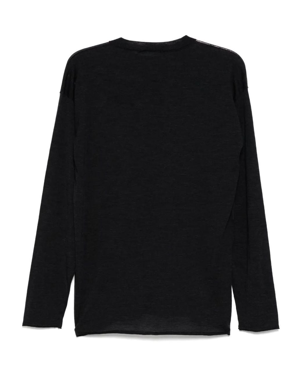 Transit Black Crew Neck Sweatshirt for men