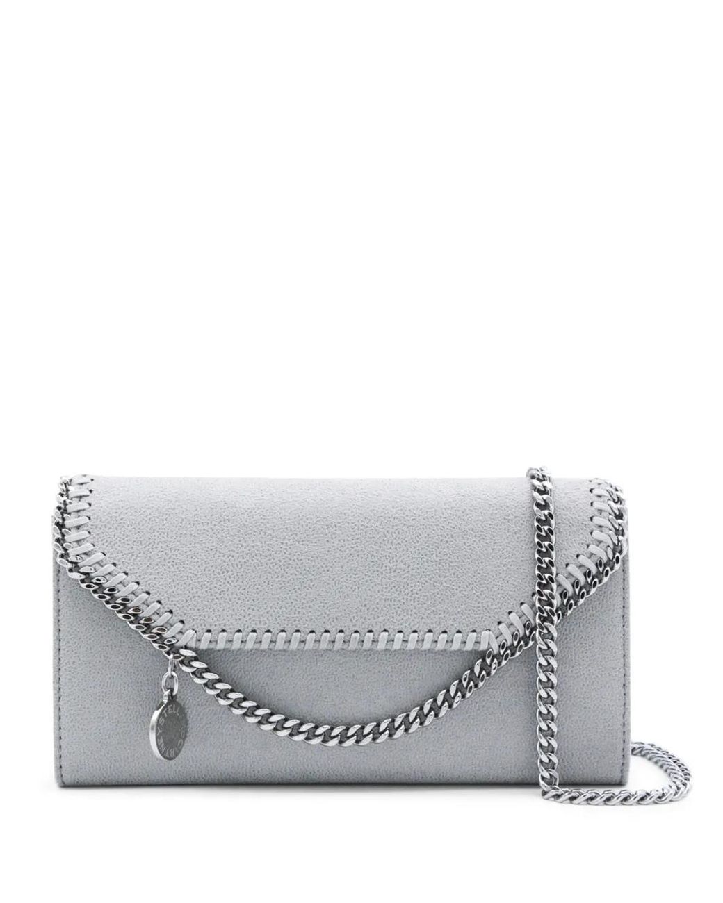 Stella McCartney Gray Falabella With Shoulder Chain