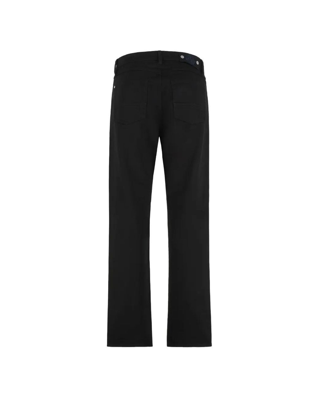 Stone Island Black Regular-Fit Trousers for men