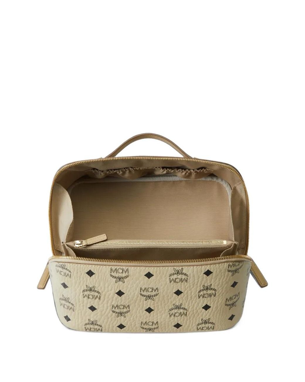 MCM Metallic Visetos Ottomar Toiletry Bag