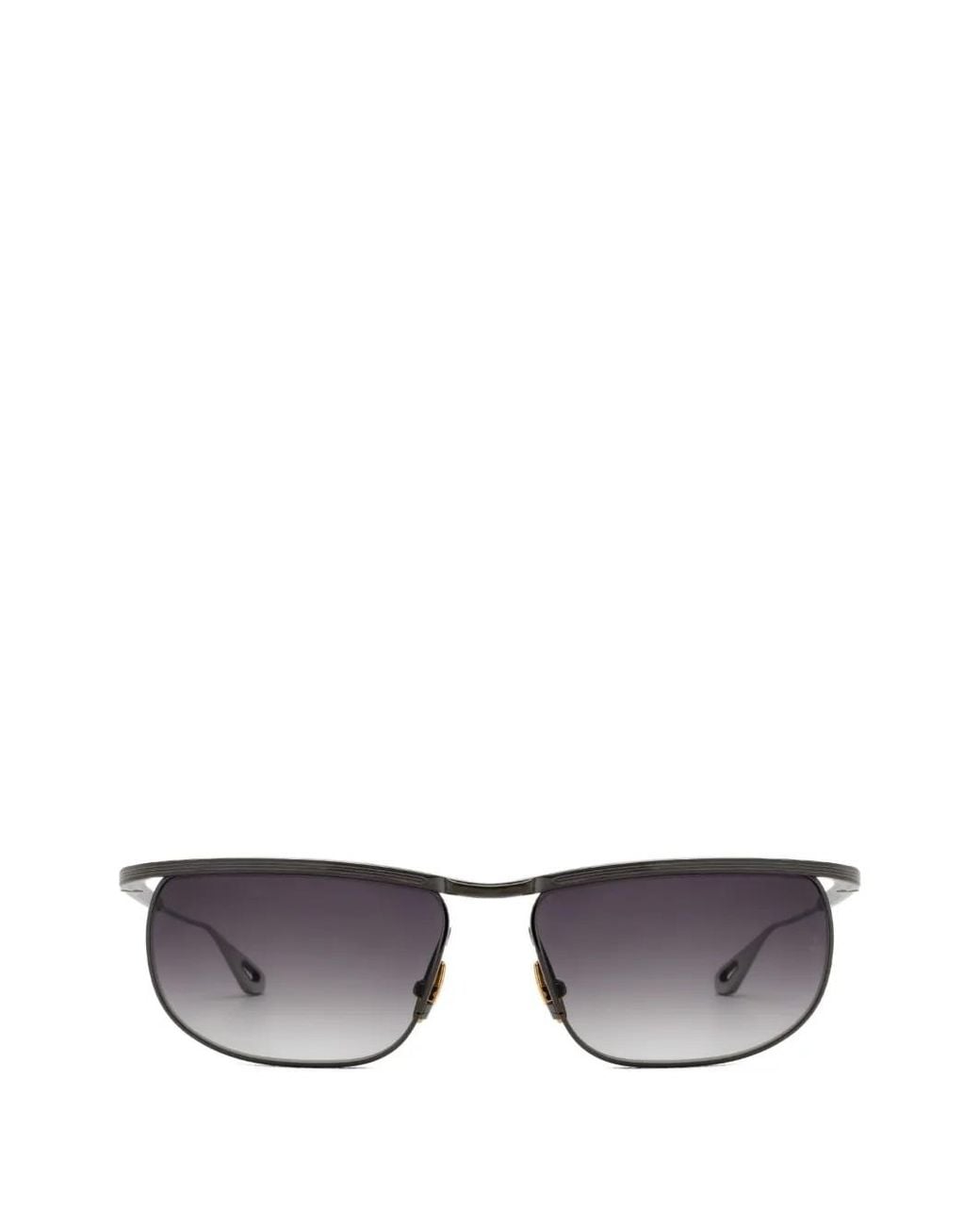 Jacques Marie Mage Gray Melville Square-Frame Sunglasses