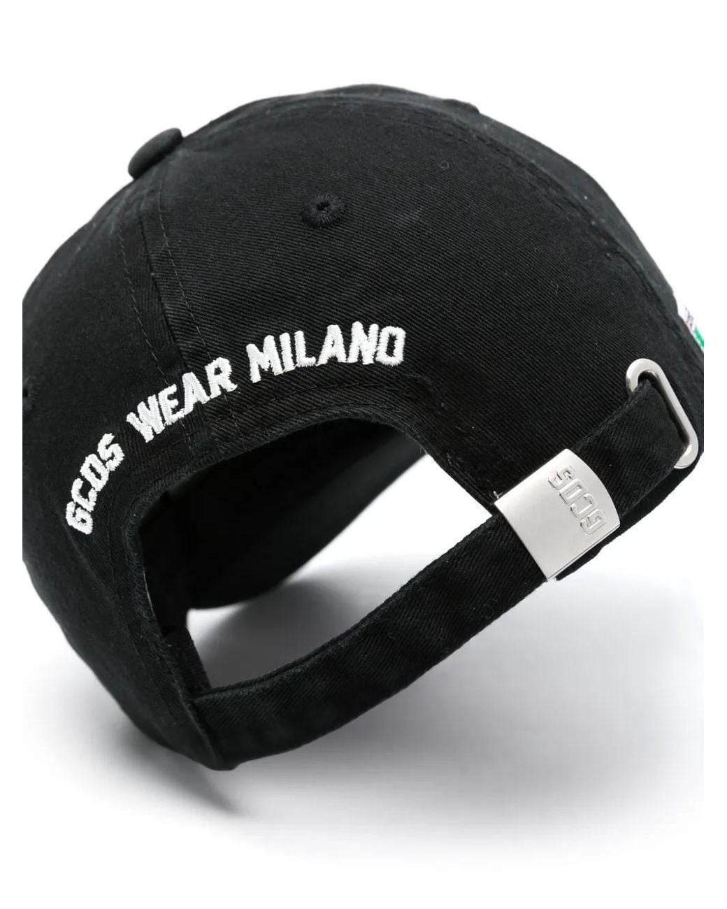 Gcds Black Baseball Hat With Embroidery for men