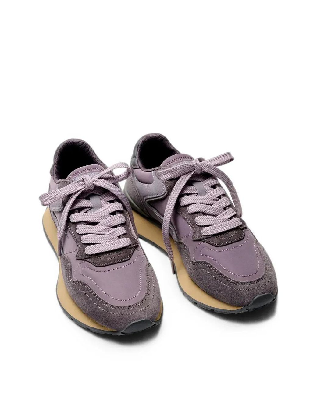 HOFF Purple City Panelled Low-Top Sneakers