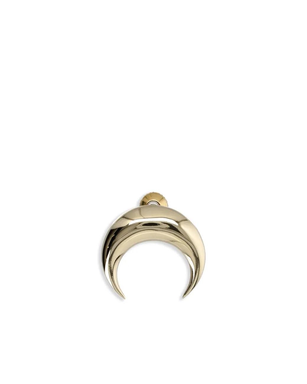 MARINE SERRE Metallic Moon Ohrring