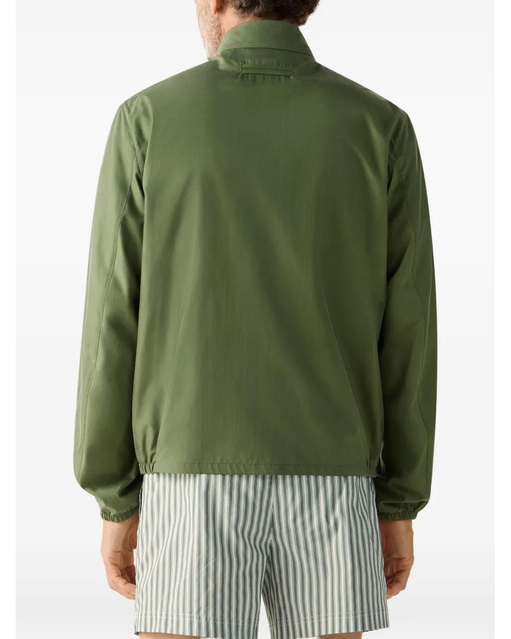 Zegna Green Zip Jacket for men