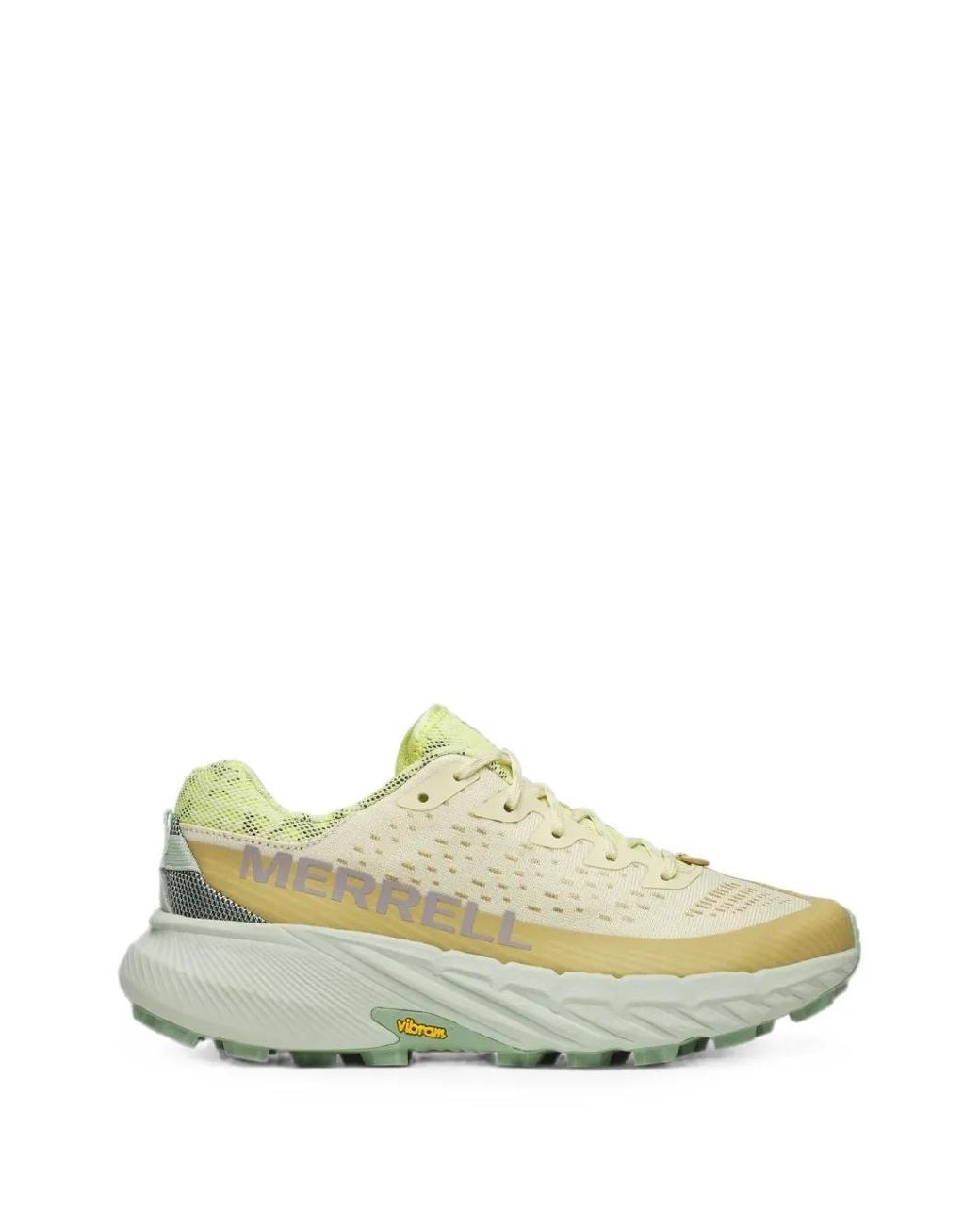 Merrell White Agility Peak 5 Lace-Up Sneakers