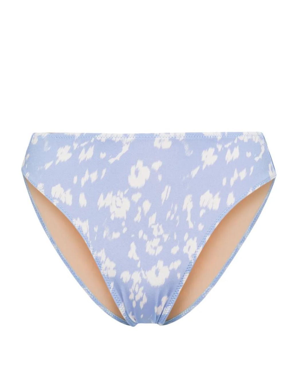 Evarae Blue Iza Leopard Bikini Bottoms