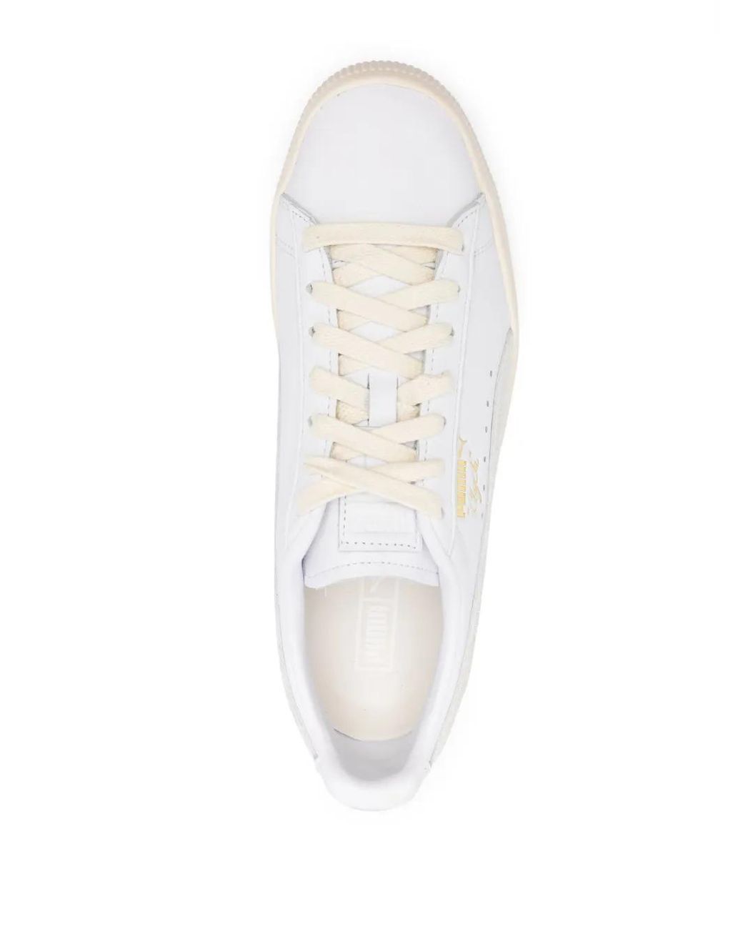 PUMA White Clyde Base Sneakers for men