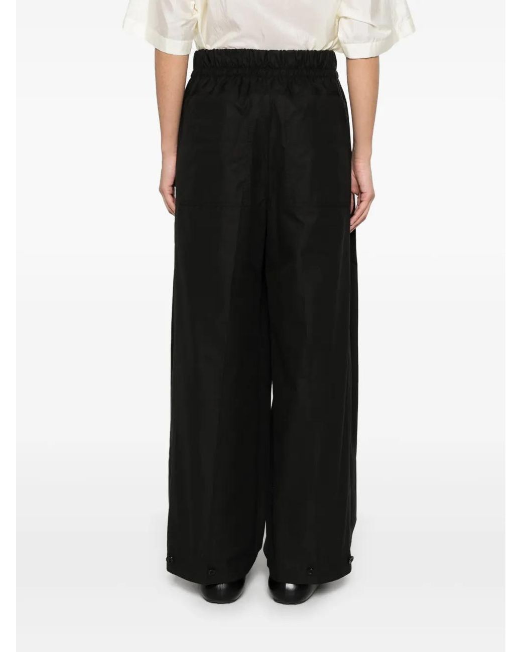 Jil Sander Black Pleated Trousers