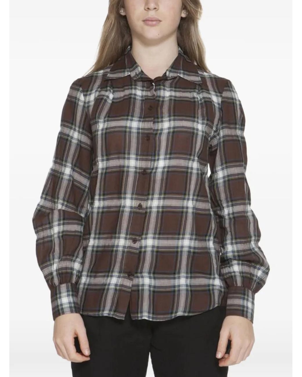 Gant Gray Plaid Pattern Shirt