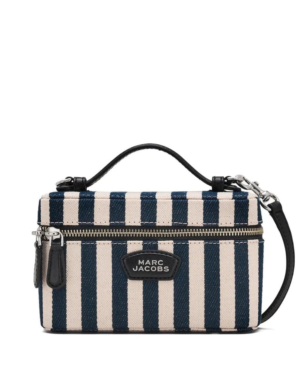 Marc Jacobs Blue The Stripe Everyday Vanity Bag