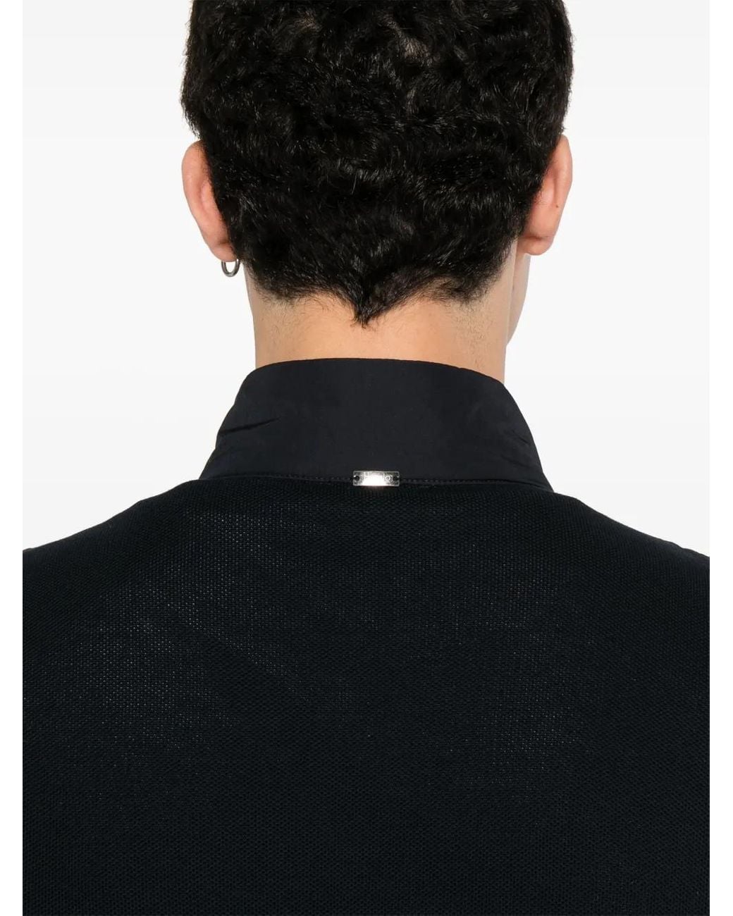 Herno Black Zipped Vest for men