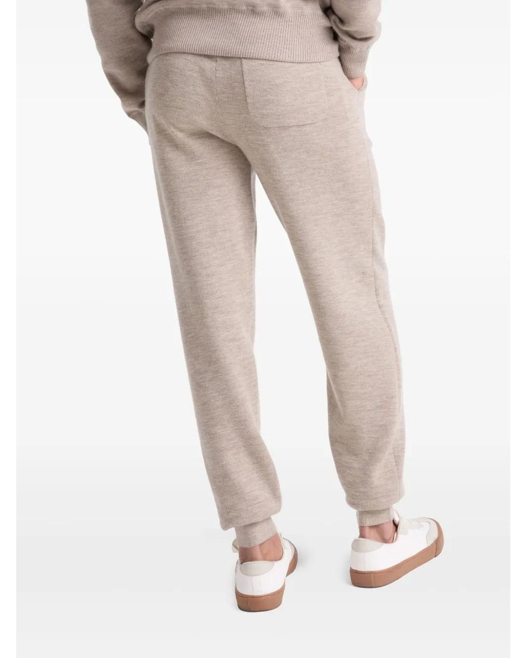 Yves Salomon Natural Knitted Trousers for men