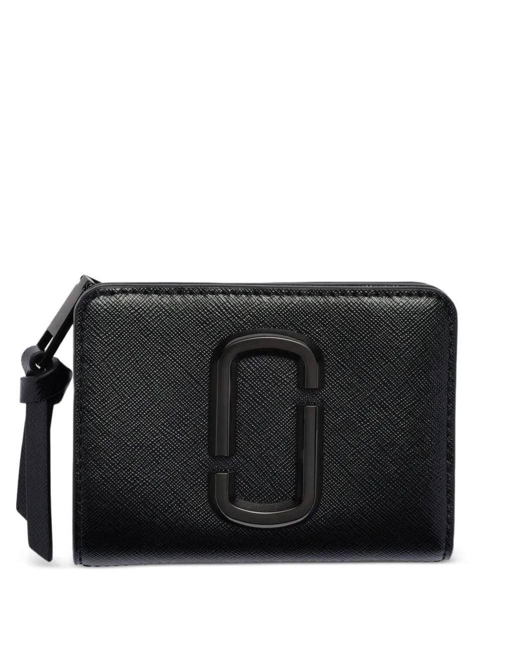 Marc Jacobs Black The Snapshot Dtm Mini Compact Wallet
