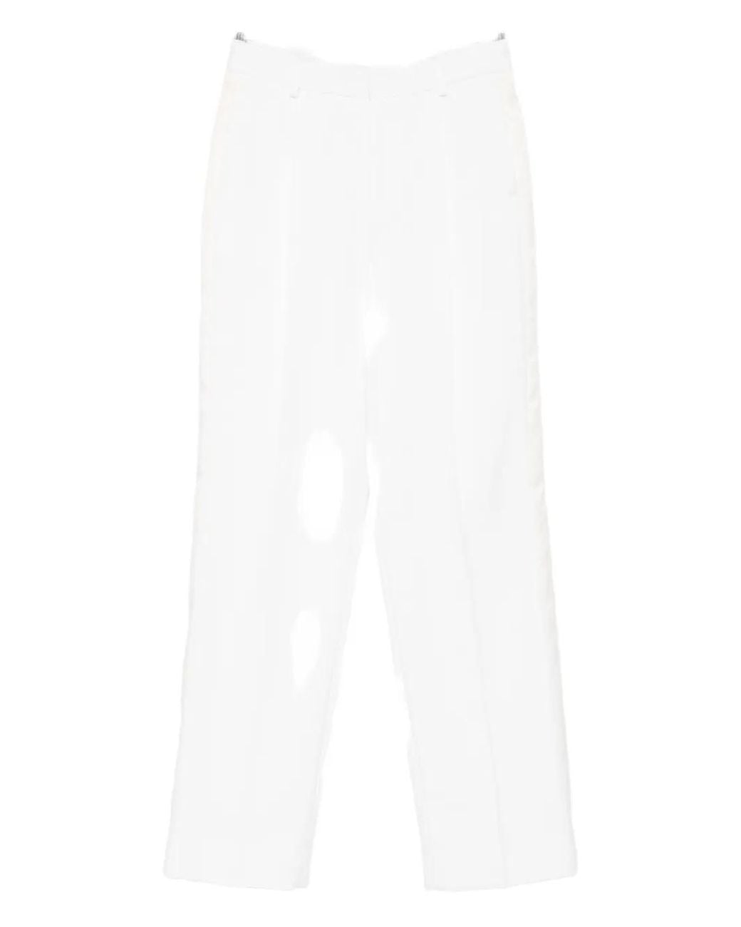 Victoria Beckham White Trousers