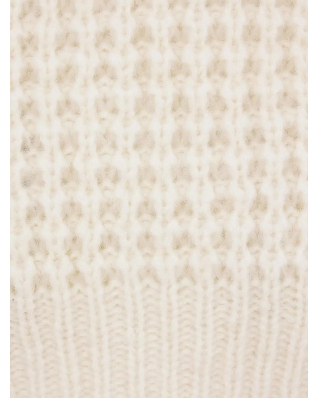 Roberto Collina White Waffle-Knit V-Neck Cardigan for men
