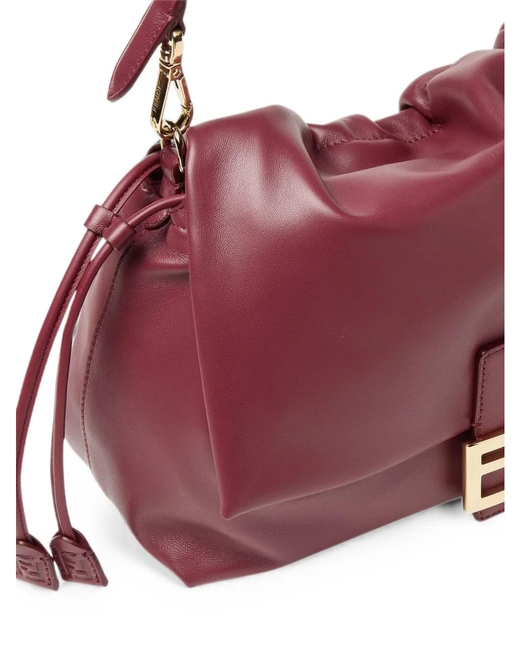 Fendi Purple Baguette Soft Large Bag