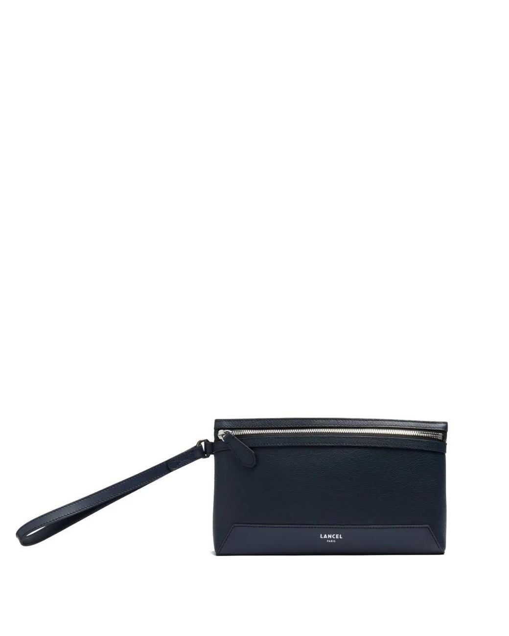 Lancel Blue Milo Clutch Bag for men