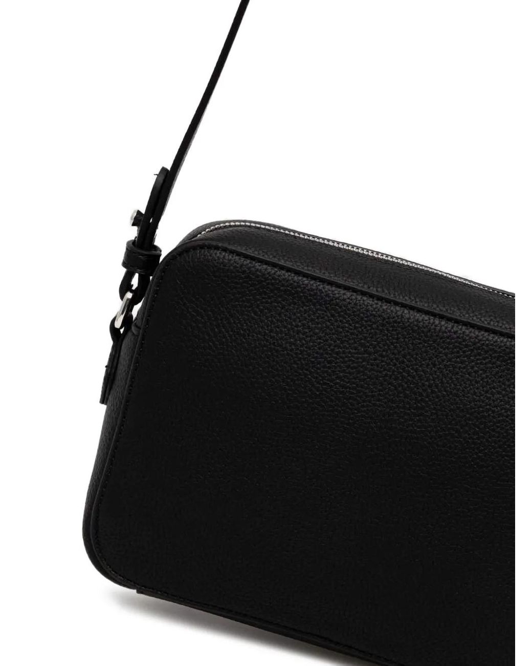 Joop! Black Lettera Cloe Debossed-Logo Crossbody Bag
