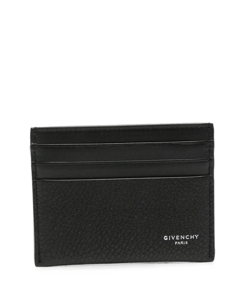 Givenchy Kartenetui Aus Gekörntem Leder in Black für Herren