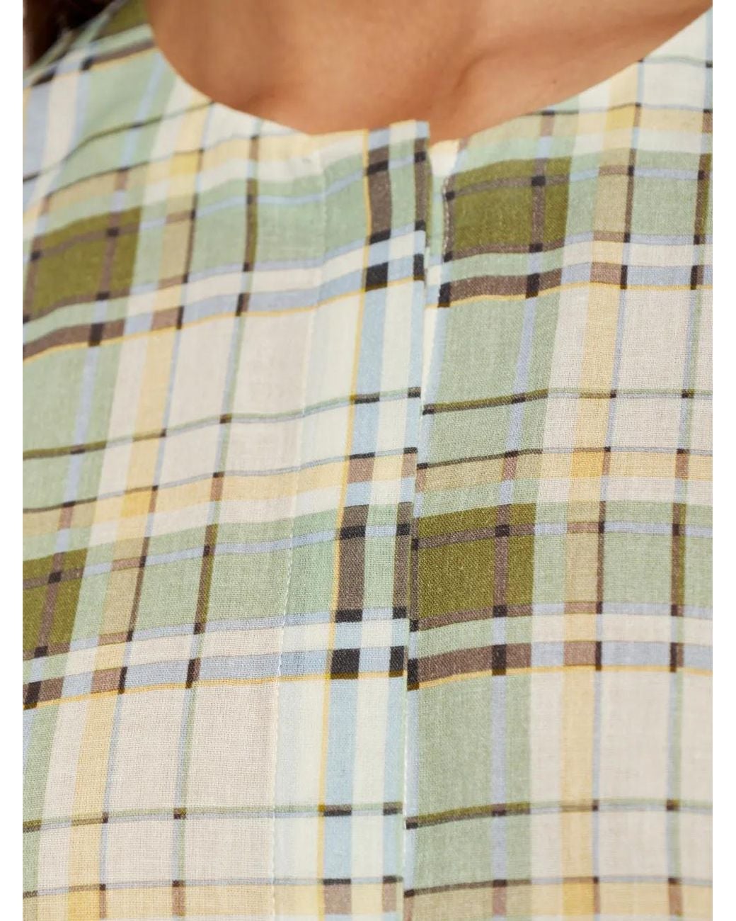 FRAME White The Gallery Check-Pattern Oversized Shirt