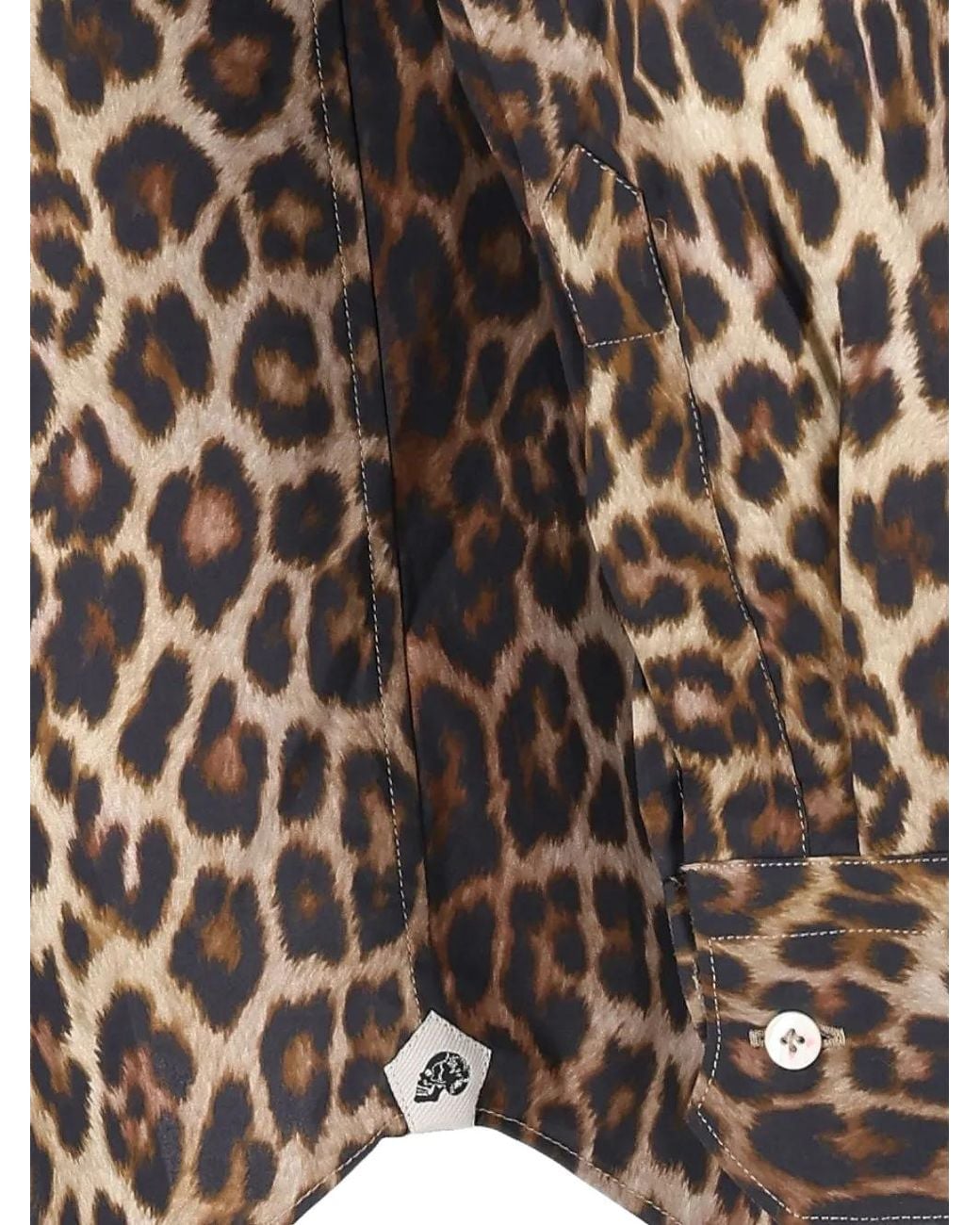 Gabriele Pasini Brown Leopard-Print Shirt for men