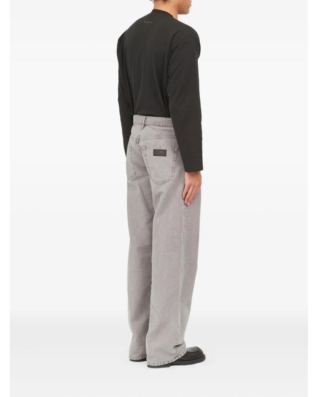 MM6 by Maison Margiela Gray Five-Pockets Jeans for men