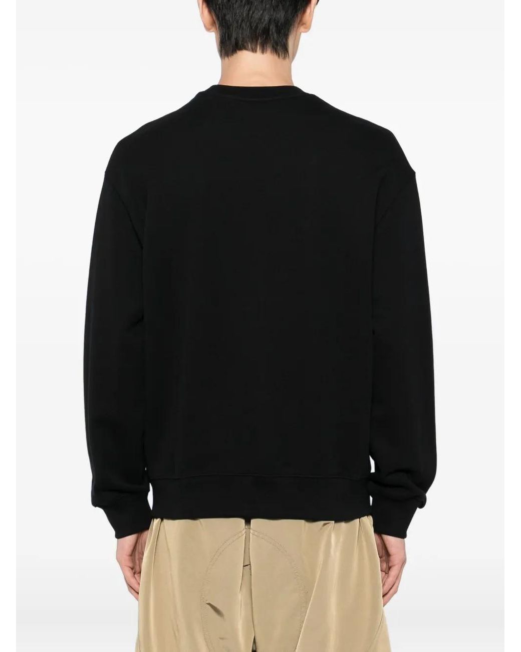 Maison Kitsuné Black Fox Head Comfort Sweatshirt for men