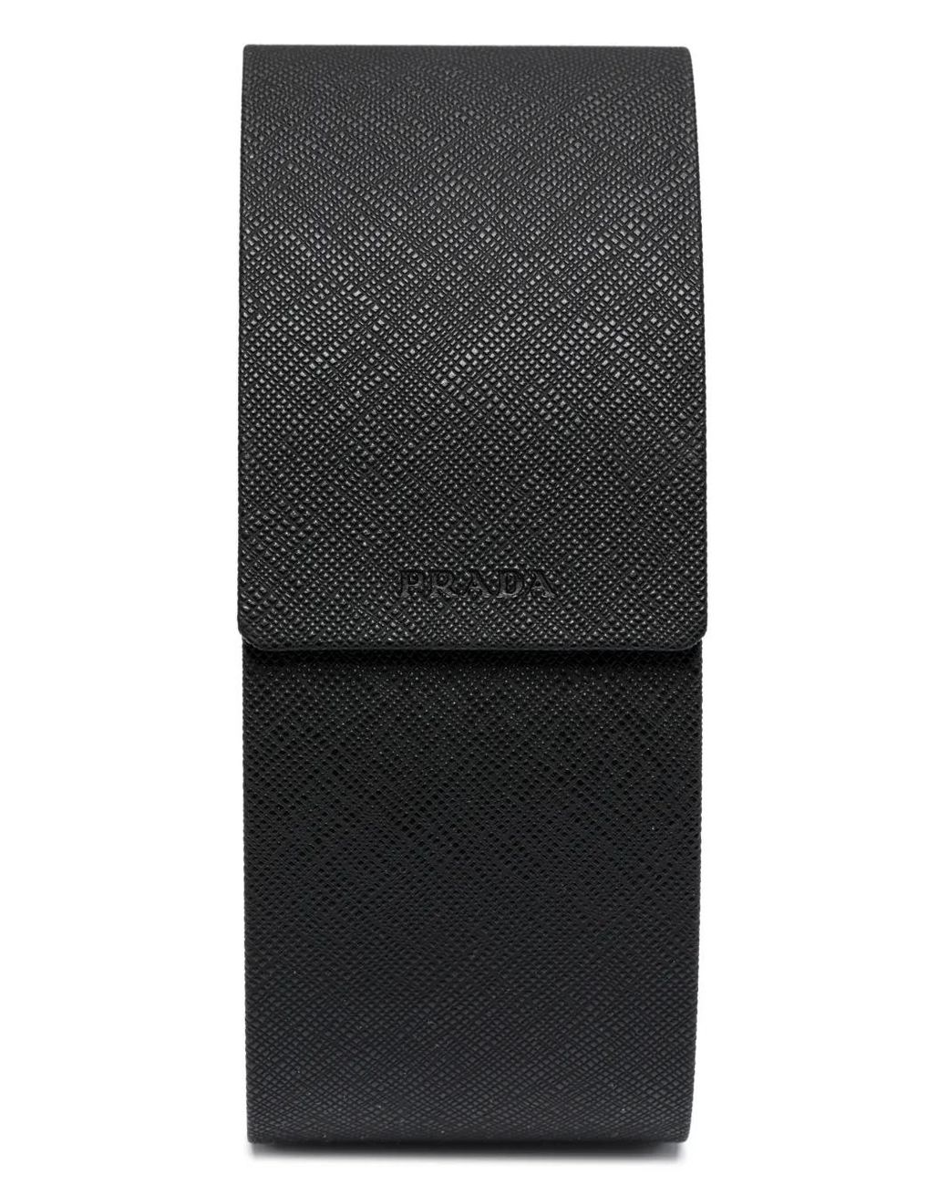 Prada Gray Symbole Shield-Frame Sunglasses
